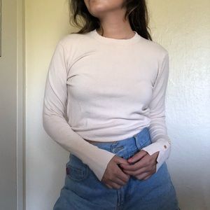 ZARA Basic Cream Sweater
